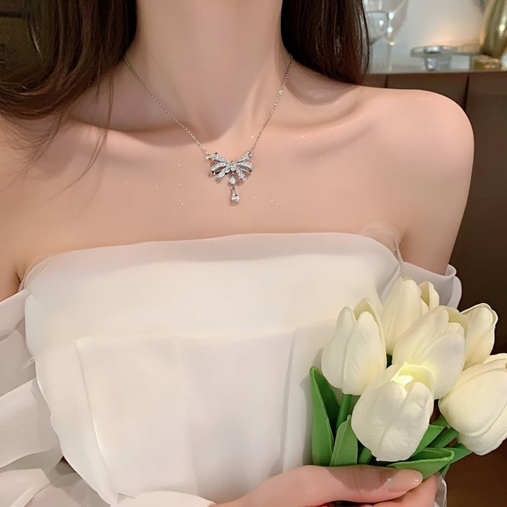Ribbon Fairy’s Tear Necklace
