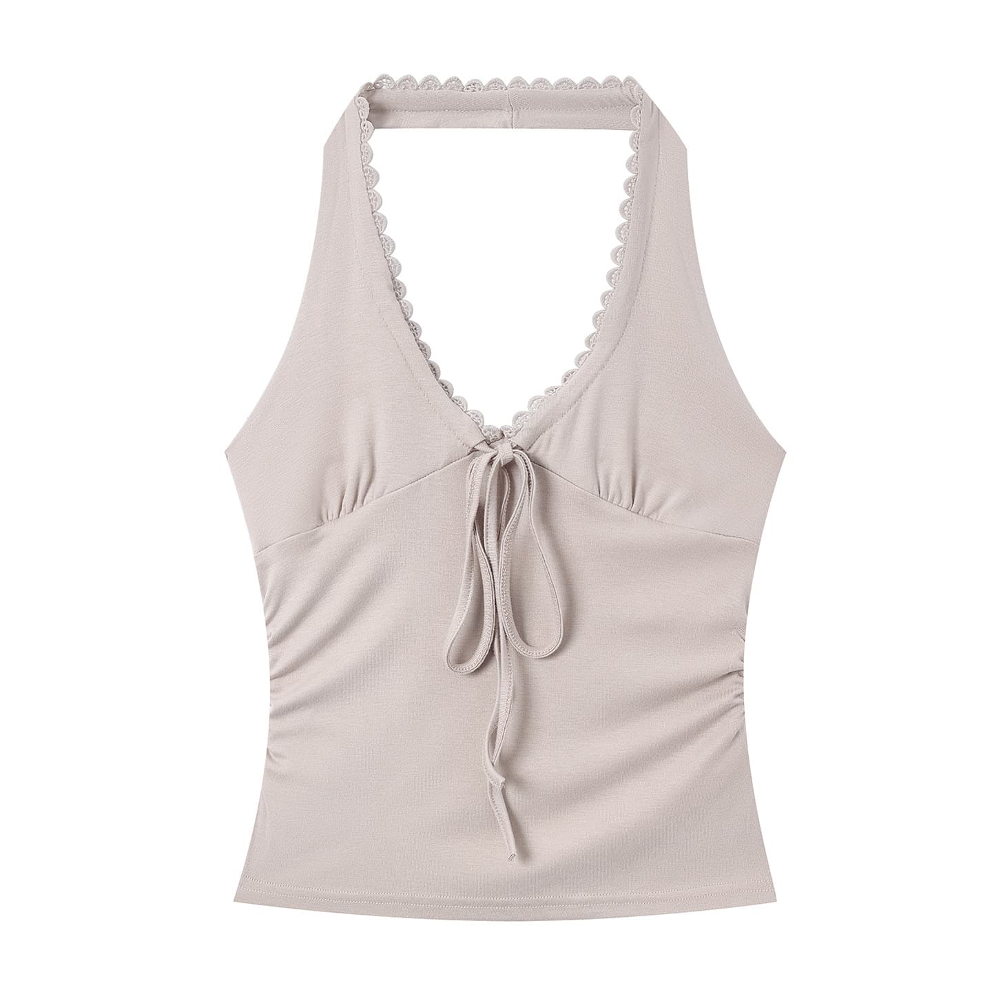 Muse Ribbon Halter Neck Top