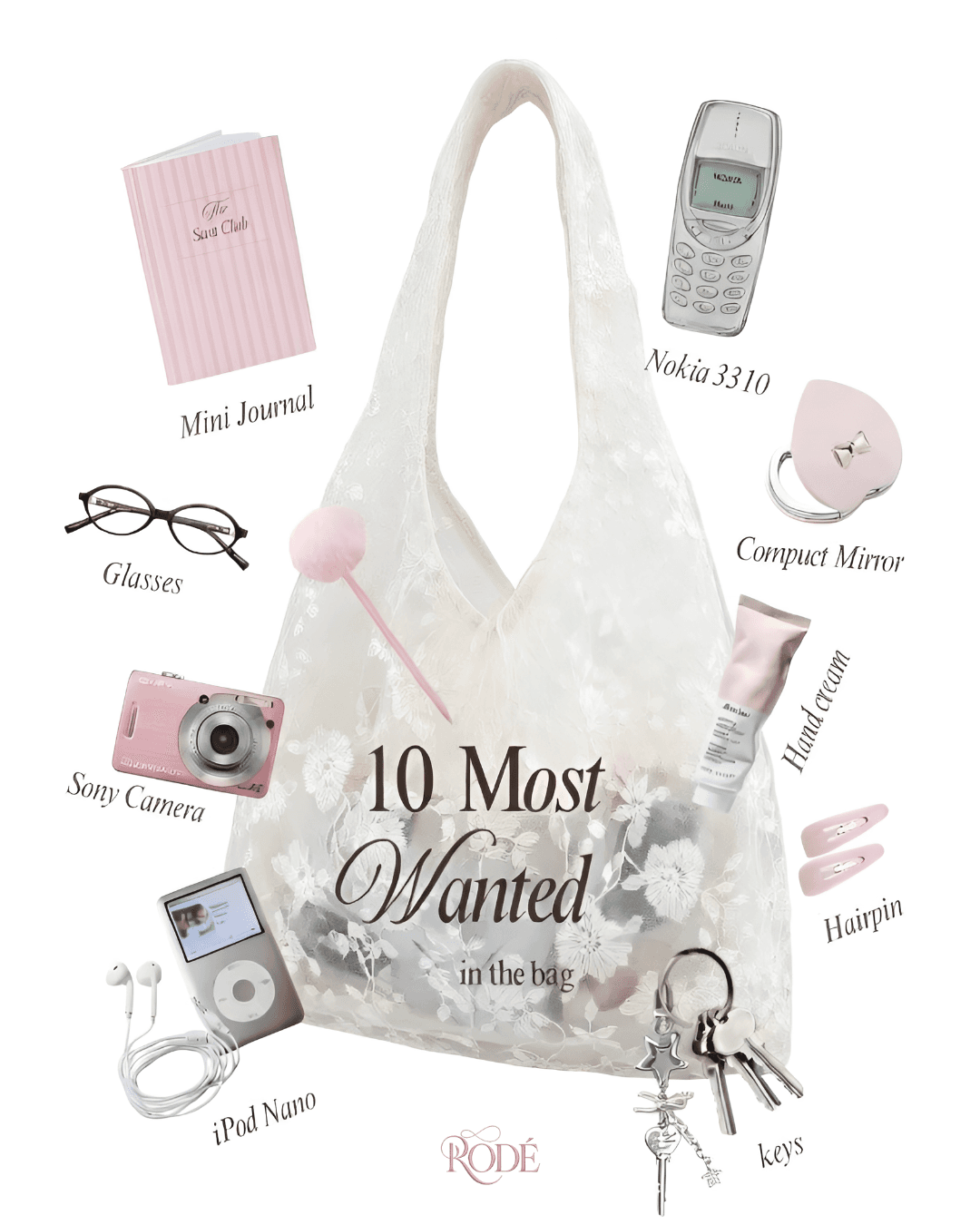 Blossom Lace Tote Bag